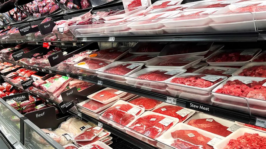 Grocery store meat